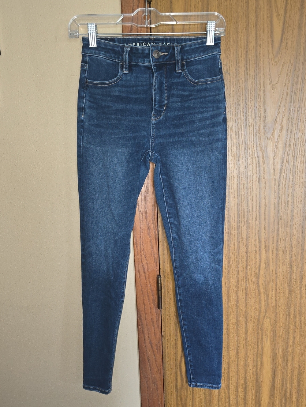 American Eagle Outfitters Women's Indigo High-Rise Skinny Jeans